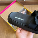 Sandália Moleca Detalhe de Laço